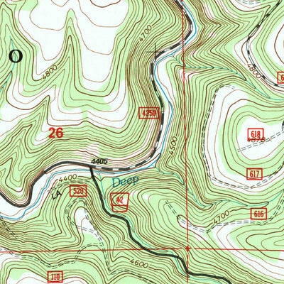 United States Geological Survey Keys Creek, OR (1992, 24000-Scale) digital map
