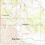 United States Geological Survey Keys View, CA (1988, 24000-Scale) digital map