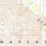 United States Geological Survey Keys View, CA (1988, 24000-Scale) digital map