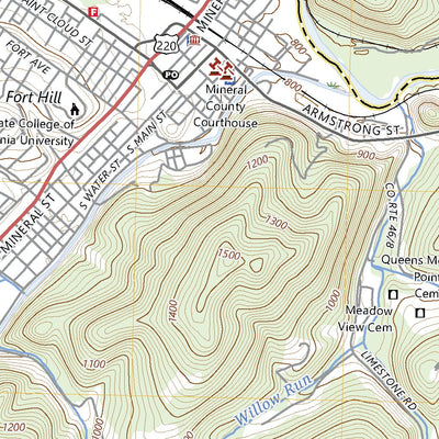 United States Geological Survey Keyser, WV (2023, 24000-Scale) digital map