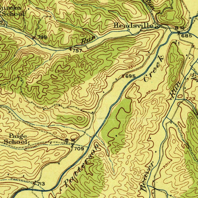 United States Geological Survey Keyser, WV-MD (1922, 62500-Scale) digital map