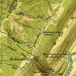 United States Geological Survey Keyser, WV-MD (1922, 62500-Scale) digital map