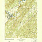 United States Geological Survey Keyser, WV-MD (1950, 25000-Scale) digital map