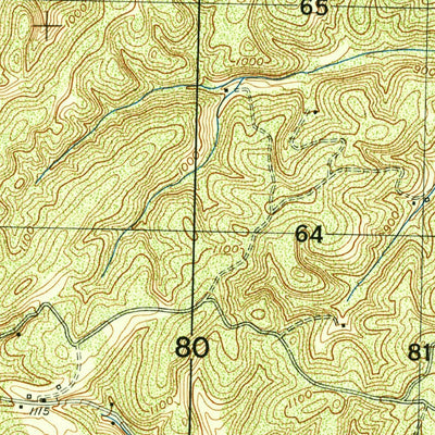 United States Geological Survey Keyser, WV-MD (1950, 25000-Scale) digital map