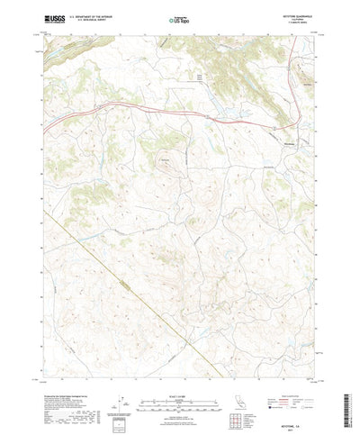 United States Geological Survey Keystone, CA (2021, 24000-Scale) digital map