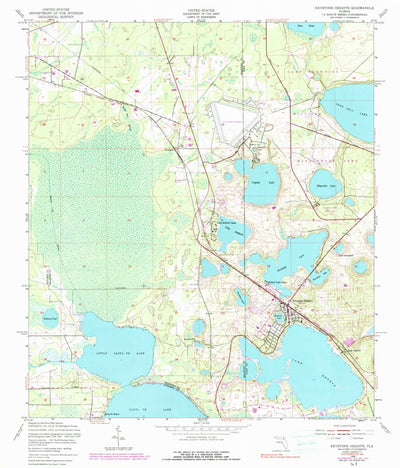 United States Geological Survey Keystone Heights, FL (1949, 24000-Scale) digital map