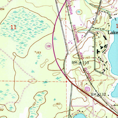 United States Geological Survey Keystone Heights, FL (1949, 24000-Scale) digital map