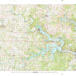 United States Geological Survey Keystone Lake, OK (1990, 100000-Scale) digital map