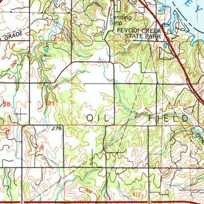 United States Geological Survey Keystone Lake, OK (1990, 100000-Scale) digital map