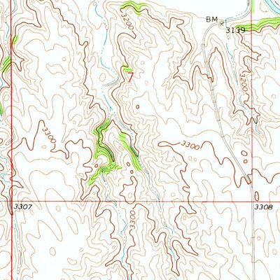 United States Geological Survey Keystone, NE (1971, 24000-Scale) digital map