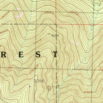 United States Geological Survey Keystone Peak, MT (1985, 24000-Scale) digital map
