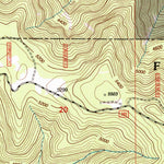 United States Geological Survey Keystone Peak, MT (1999, 24000-Scale) digital map
