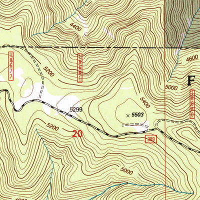 United States Geological Survey Keystone Peak, MT (1999, 24000-Scale) digital map