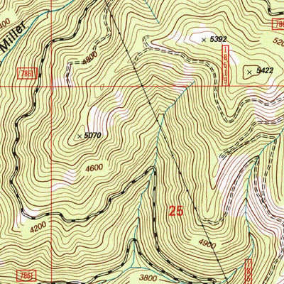 United States Geological Survey Keystone Peak, MT (1999, 24000-Scale) digital map