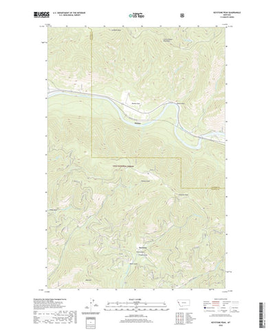 United States Geological Survey Keystone Peak, MT (2020, 24000-Scale) digital map
