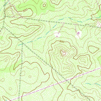 United States Geological Survey Keystone Ranch, TX (1968, 24000-Scale) digital map