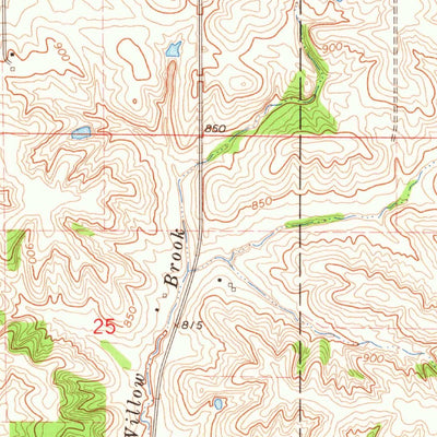 United States Geological Survey Keystone South, IA (1965, 24000-Scale) digital map