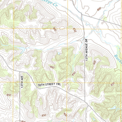 United States Geological Survey Keystone South, IA (2013, 24000-Scale) digital map