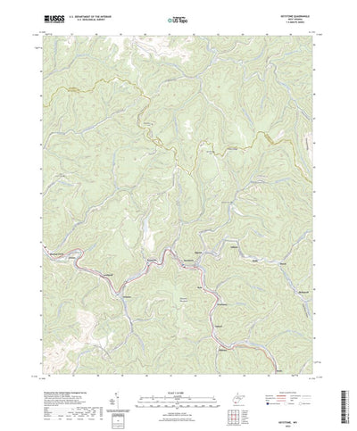 United States Geological Survey Keystone, WV (2023, 24000-Scale) digital map