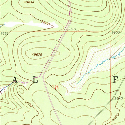 United States Geological Survey Keystone, WY (1961, 24000-Scale) digital map
