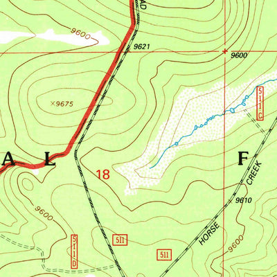 United States Geological Survey Keystone, WY (1992, 24000-Scale) digital map