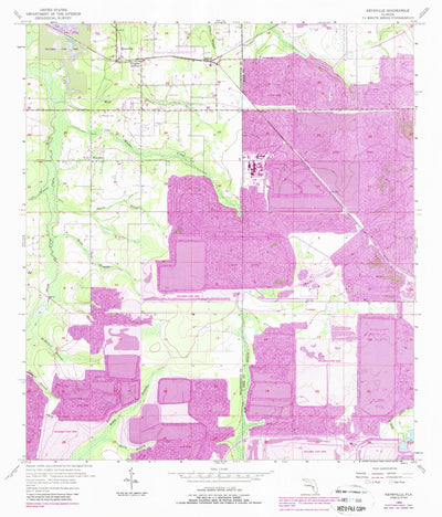 United States Geological Survey Keysville, FL (1955, 24000-Scale) digital map