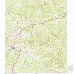 United States Geological Survey Keysville, VA (1968, 24000-Scale) digital map