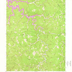 United States Geological Survey Kiahsville, WV (1962, 24000-Scale) digital map