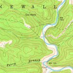 United States Geological Survey Kiahsville, WV (1962, 24000-Scale) digital map