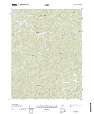 United States Geological Survey Kiahsville, WV (2023, 24000-Scale) digital map