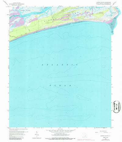 United States Geological Survey Kiawah Island, SC (1959, 24000-Scale) digital map