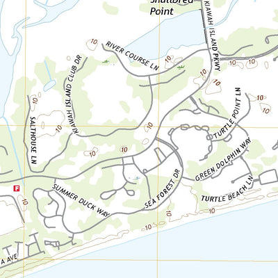 United States Geological Survey Kiawah Island, SC (2020, 24000-Scale) digital map