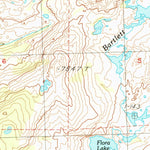 United States Geological Survey Kibbie Lake, CA (1990, 24000-Scale) digital map