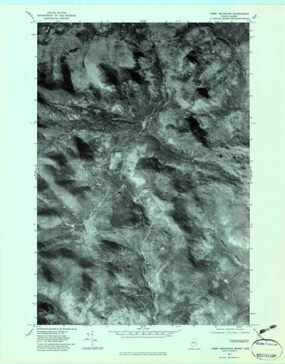United States Geological Survey Kibby Mountain, ME (1977, 24000-Scale) digital map