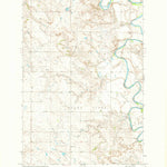 United States Geological Survey Kid Creek, ND (1973, 24000-Scale) digital map