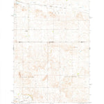 United States Geological Survey Kid Rich Butte, SD-ND (1974, 24000-Scale) digital map