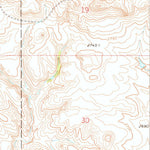 United States Geological Survey Kid Rich Butte, SD-ND (1974, 24000-Scale) digital map