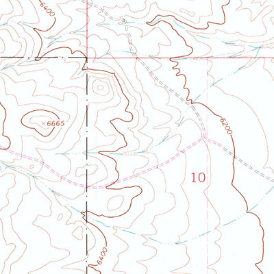 United States Geological Survey Kidd, MT (1965, 24000-Scale) digital map