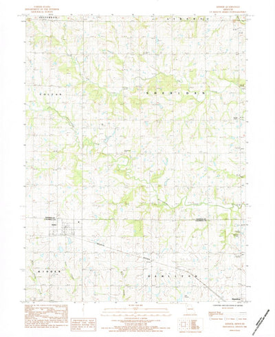United States Geological Survey Kidder, MO (1984, 24000-Scale) digital map