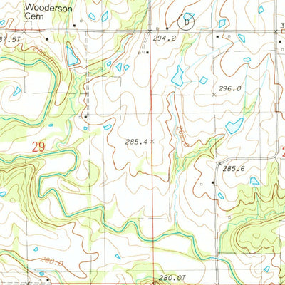 United States Geological Survey Kidder, MO (1984, 24000-Scale) digital map