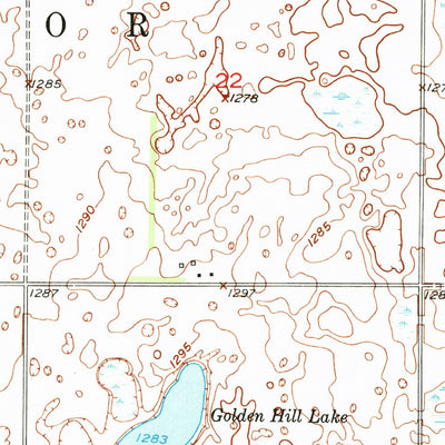 United States Geological Survey Kidder, SD-ND (1953, 24000-Scale) digital map