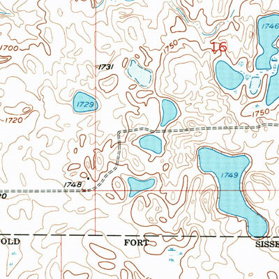 United States Geological Survey Kidder SE, SD (1954, 24000-Scale) digital map