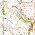 United States Geological Survey Kidder SE, SD (1954, 24000-Scale) digital map