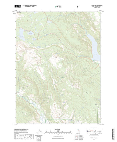 United States Geological Survey Kidney Lake, UT (2023, 24000-Scale) digital map