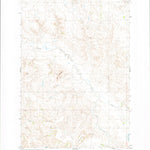 United States Geological Survey Kiefer Buttes, ND (1971, 24000-Scale) digital map