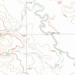 United States Geological Survey Kiefer Buttes, ND (1971, 24000-Scale) digital map