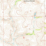 United States Geological Survey Kiefer Buttes, ND (1971, 24000-Scale) digital map