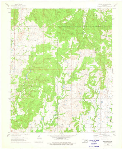 United States Geological Survey Kiefer SW, OK (1973, 24000-Scale) digital map