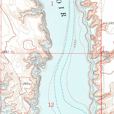 United States Geological Survey Kiehns Coulee, MT (1970, 24000-Scale) digital map