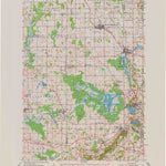 United States Geological Survey Kiel, WI (1954, 62500-Scale) digital map